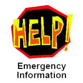 Emergency Information - Click here to go to the emergency contact page.